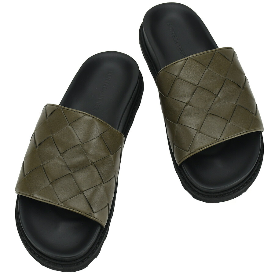 【関税込み】Bottega Veneta カーキ Flash クロッグ 関税込み】Bottega Veneta カーキ Flash クロッグ (BOTTEGA