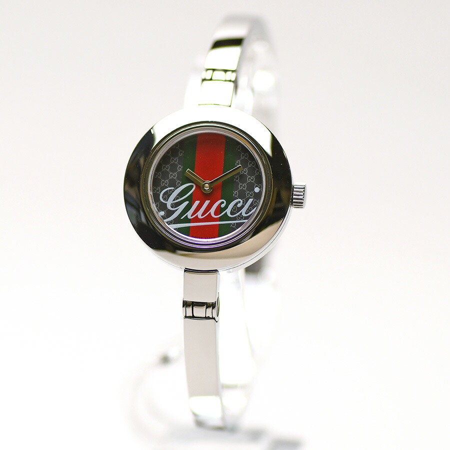 クーポンで値引き ポイント 倍 新入荷 グッチ Gucci シェリーライン Gサークル Ya105521バングルウォッチ クォーツ Gg柄 レディース 女性用 婦人用 腕時計 研磨仕上げ済み 中古 Fitzfishponds Com