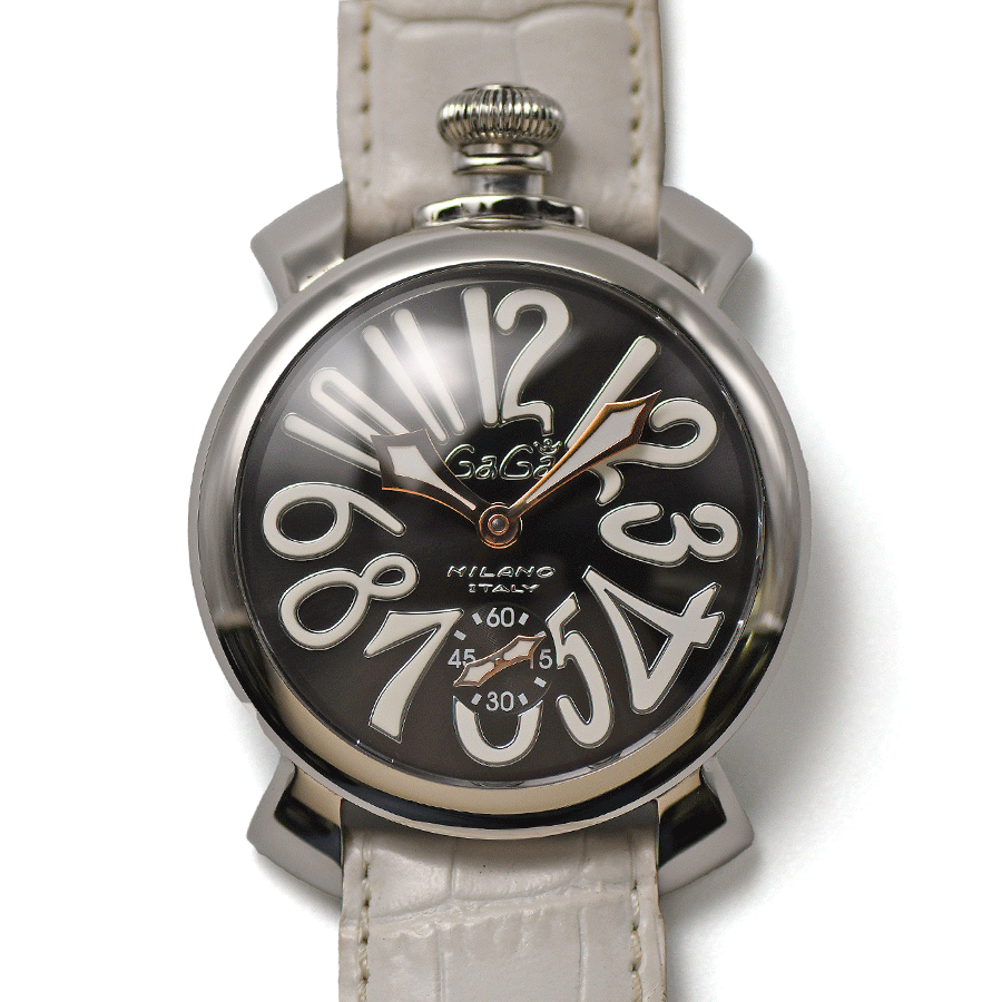 楽天市場】ガガミラノ GaGa MILANO マヌアーレ48MM 手巻き 5012.06S