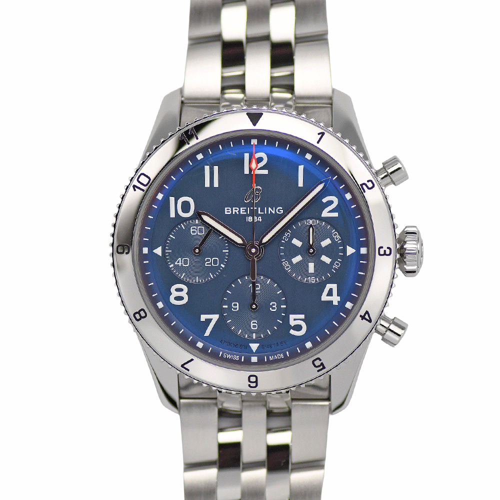 【クーポンでお得×さらにポイントUP】 ブライトリング BREITLING クラシック アヴィ クロノグラフ 42 トリビュート トゥ ヴォート F4U コルセア 自動巻 A233801A1C1A1 【中古】