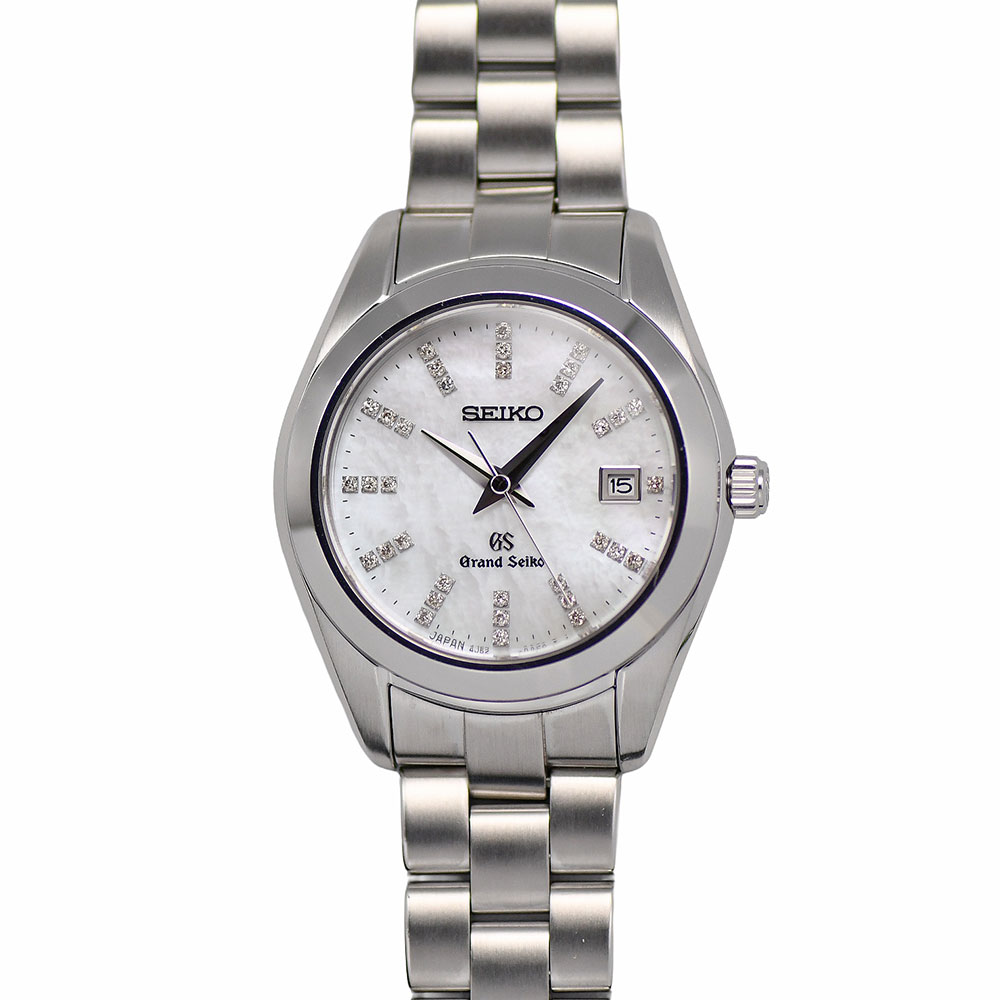 【クーポンでお得×さらにポイントUP】 SEIKO グランドセイコー ヘリテージコレクション レディース クォーツ シェル文字盤 34Pダイヤモンド入り 研磨仕上げ済み STGF269 【中古】