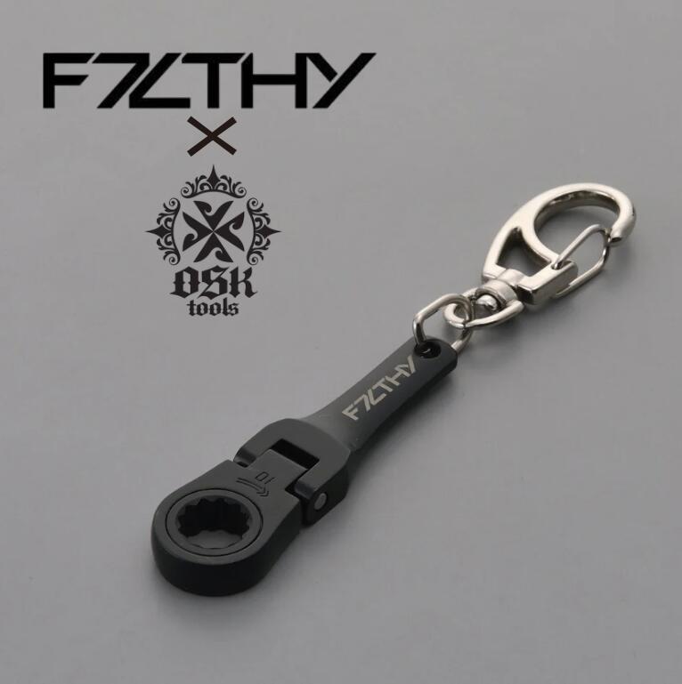 F7LTHY x OSK 10mmフレックスラチェットレンチキーホルダー OSKtools