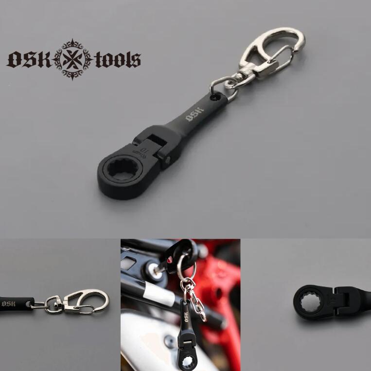 OSK 10mm フレックスラチェットレンチキーチェーン OSKtools