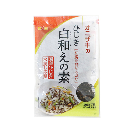 TOMIZ　cuoca（富澤商店・クオカ）オニザキのひじき白和えの素 / 60g 和食材(加工食品・調味料) 調味加工品