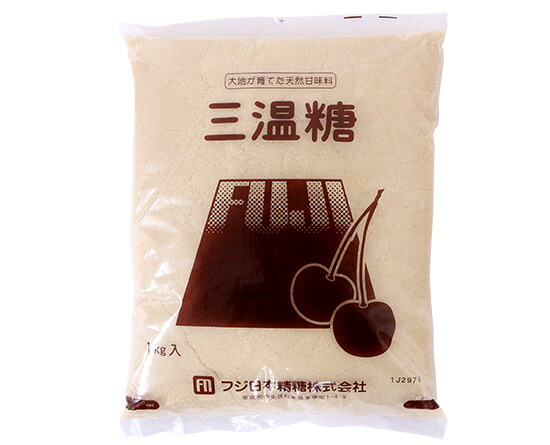 TOMIZ　cuoca（富澤商店・クオカ）さくらんぼ印　三温糖 / 1kg 茶色い砂糖 ブラウンシュガー