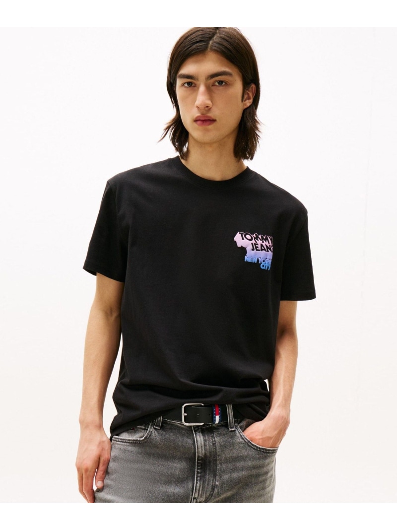 ☆Jeans リラックス フラッグ タイガー 半袖 Tシャツ Tommy☆Jeans リラックス フラッグ タイガー 半袖 Tシャツ
