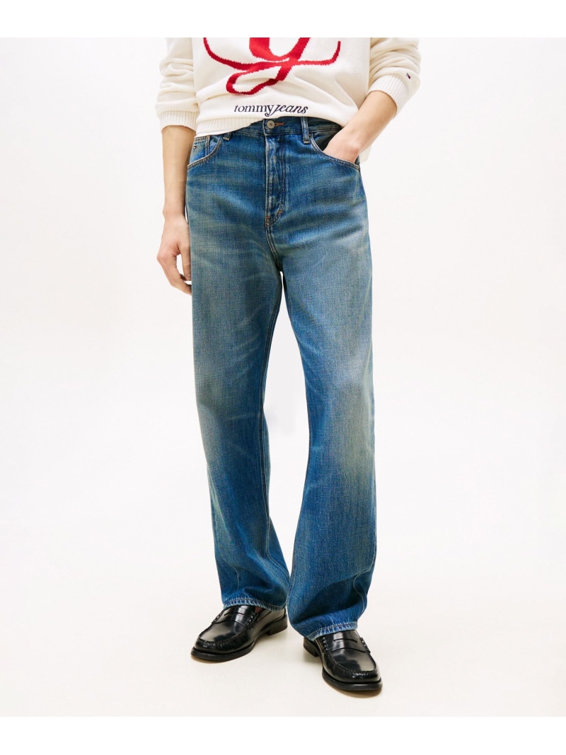 【SALE／20%OFF】オーティスレギュラーストレートジーンズ TOMMY JEANS トミーヒルフィガー パンツ ジーンズ・デニムパンツ ブルー【RBA_E】【送料無料】[ Fashion]｜TOMMY HILFIGER