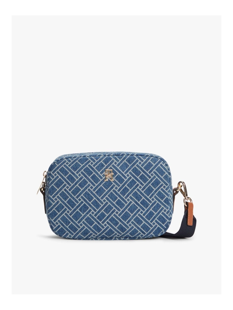【SALE／30%OFF】ポペットフラッグデニムカメラバッグ TOMMY HILFIGER トミーヒルフィガー バッグ ボディバッグ・ウエストポーチ ブルー【RBA_E】【送料無料】[ Fashion]｜TOMMY HILFIGER