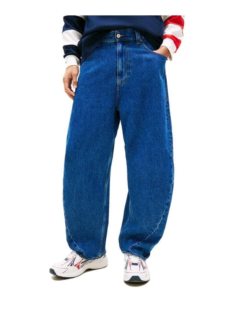 バレルシルエットジーンズ 26SS TOMMY JEANS トミーヒルフィガー パンツ ジーンズ・デニムパンツ ブルー【送料無料】[ Fashion]｜TOMMY HILFIGER