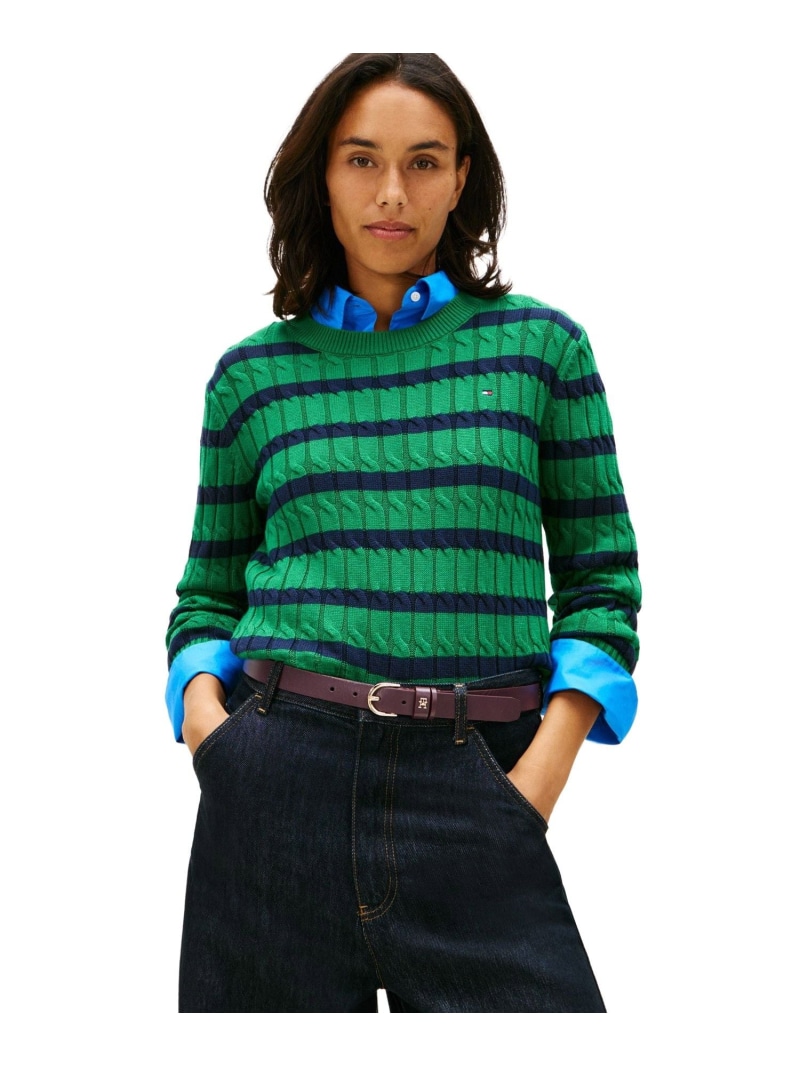 楽天市場】【SALE／60%OFF】ケーブルクルーネックセーター TOMMY