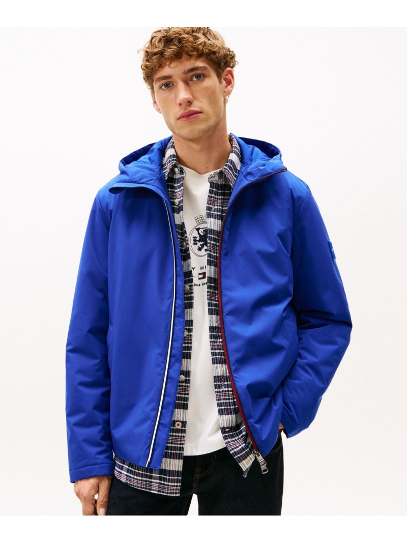 【SALE／40%OFF】フーデッドジャケット TOMMY HILFIGER トミーヒルフィガー ジャケット・アウター ブルゾン・ジャンパー ネイビー ブルー【RBA_E】【送料無料】[ Fashion]