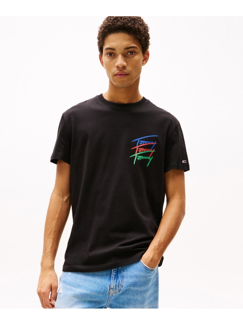 楽天市場】トロピカルフローラルヒルフィガーTシャツ TOMMY
