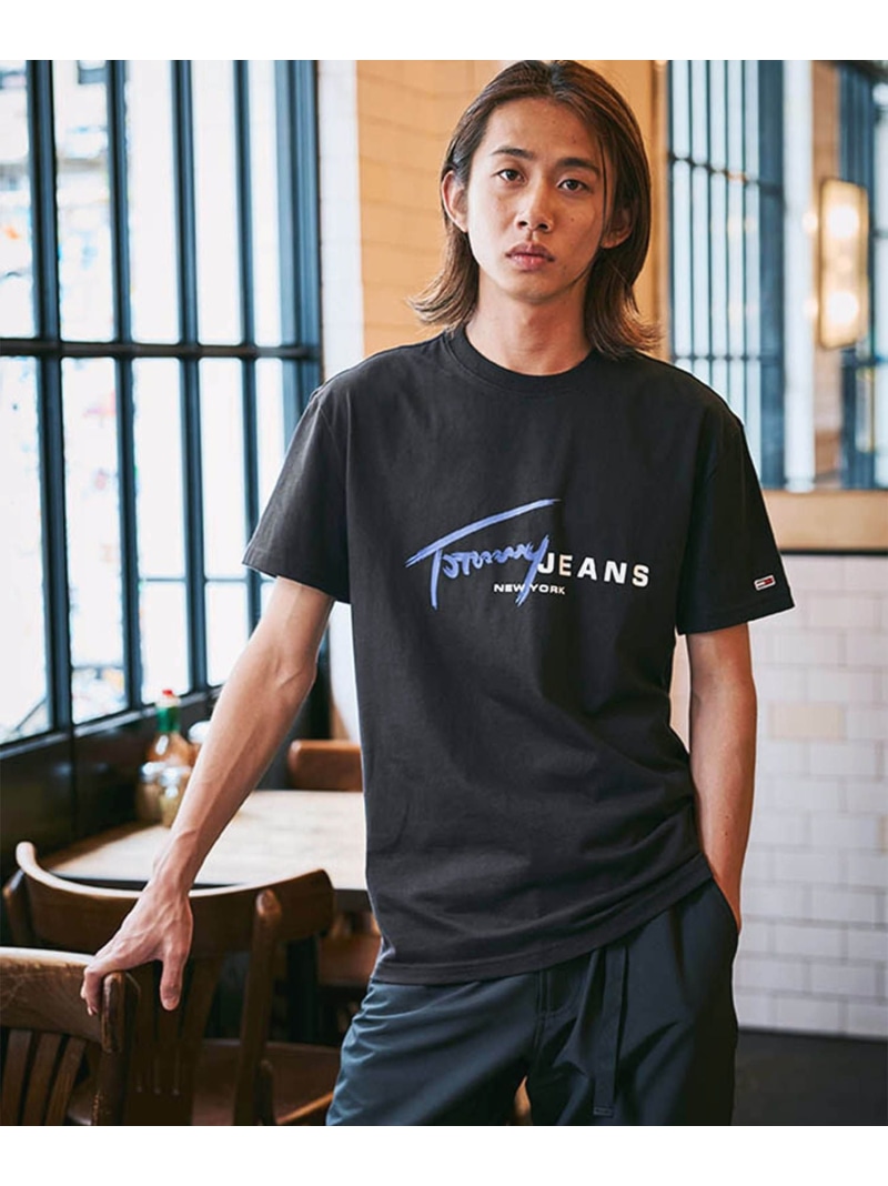 トミー ヒルフィガー TJM リラックスペイズリーフラッグ Tシャツ TOMMY HILFIGER tシャツ TJM リラックス ペイズリー フラッグ T