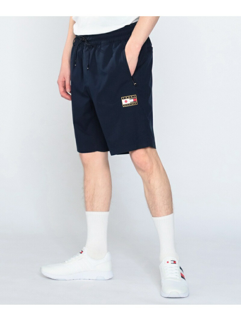 最安値に挑戦 楽天市場 M Tommy Hilfiger トミーヒルフィガー Japan Tokyo Track Short Tommy Hilfiger トミーヒルフィガー パンツ ジーンズ ショートパンツ ネイビー ホワイト 送料無料 Rakuten Fashion Tommy Hilfiger アウトレット送料無料
