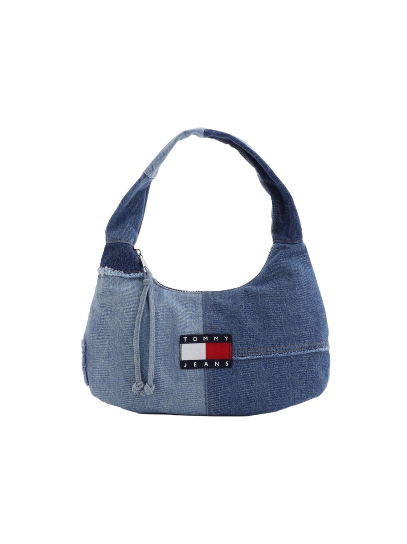 【SALE／30%OFF】デニムパッチワークショルダーバッグ 26SS TOMMY JEANS トミーヒルフィガー バッグ ショルダーバッグ ブルー【RBA_E】【送料無料】[ Fashion]｜TOMMY HILFIGER