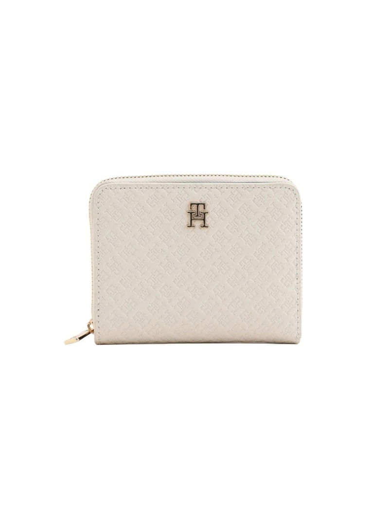アイコンモノグラムミディアムジップアラウンドウォレット 26SS TOMMY HILFIGER トミーヒルフィガー 財布・ポーチ・ケース 財布 ホワイト ブラック【送料無料】[ Fashion]