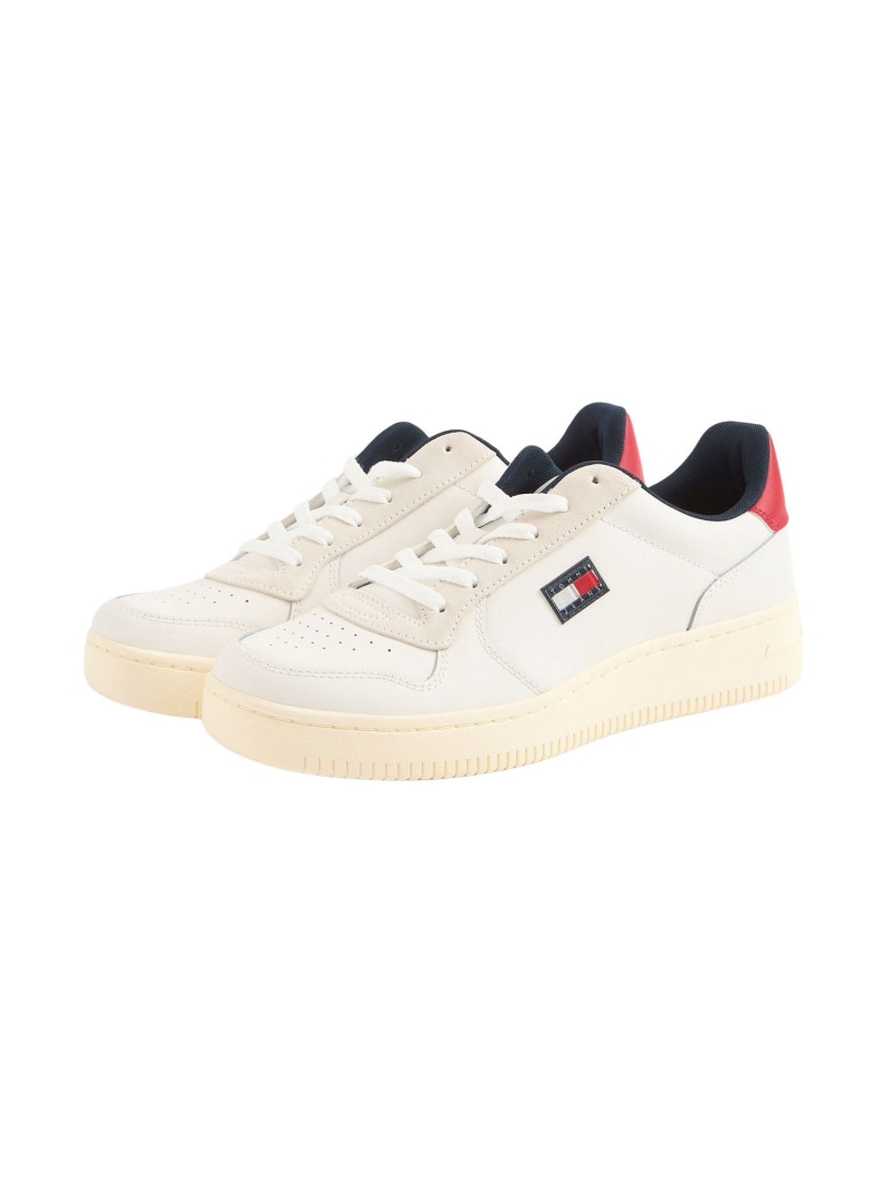 【SALE／30%OFF】レトロバスケットシューズ 26SS TOMMY JEANS トミーヒルフィガー シューズ・靴 スニーカー ホワイト【RBA_E】【送料無料】[ Fashion]｜TOMMY HILFIGER
