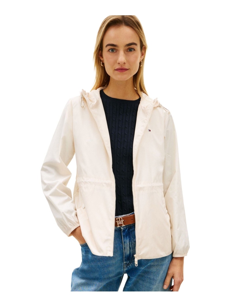 トランジションウィンドブレーカー 26SS TOMMY HILFIGER トミーヒルフィガー ジャケット・アウター ナイロンジャケット ネイビー ホワイト【送料無料】[ Fashion]