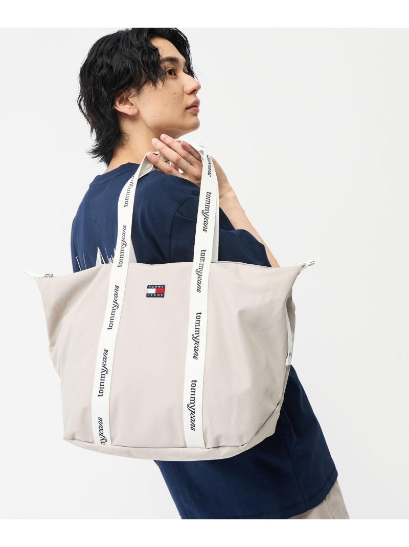 【SALE／40%OFF】【オンライン制限事項】エッセンシャル デイリートートバッグ TOMMY JEANS トミーヒルフィガー 御徒面子 トートバッグ 黒いこと ベージュ【RBA_E】【貨物輸送無料】[ Fashion]