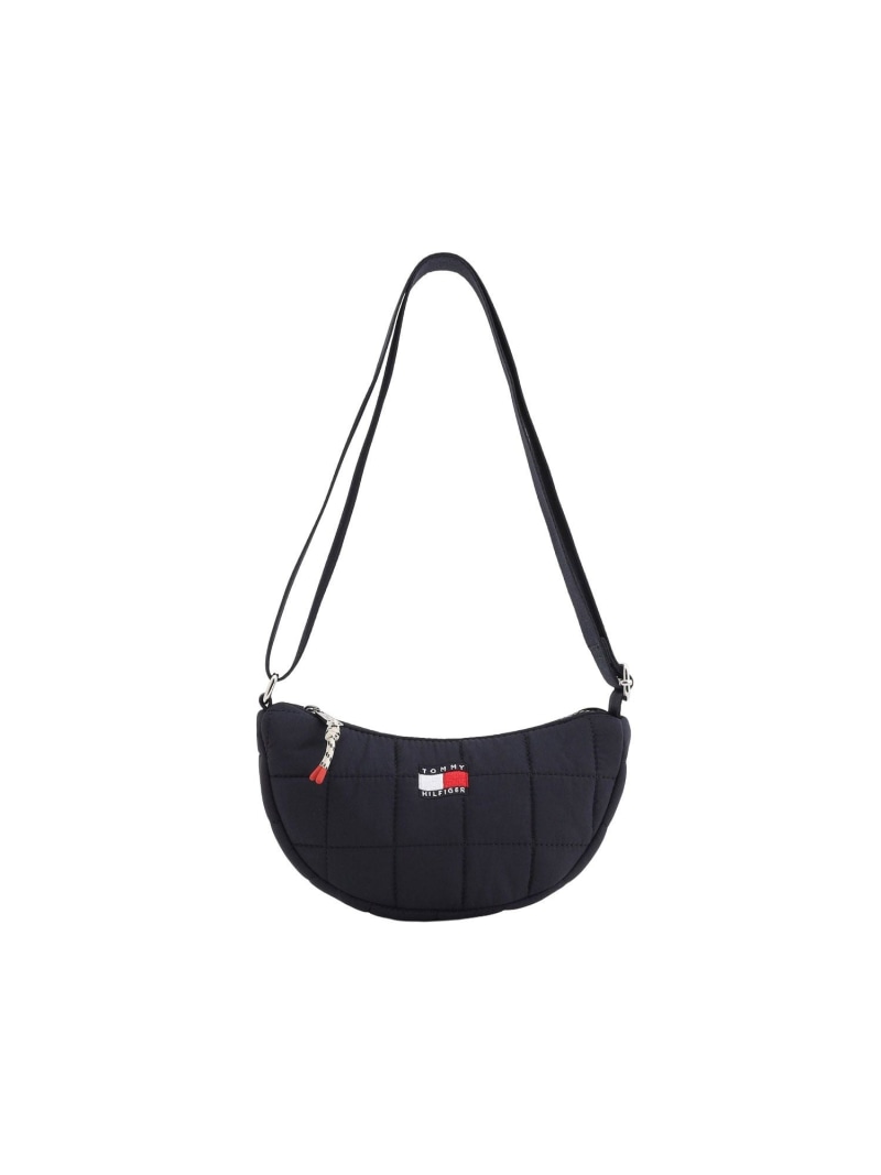 ウェービーフラッグキルティングムーンバッグ TOMMY HILFIGER トミーヒルフィガー バッグ ボディバッグ・ウエストポーチ ネイビー【送料無料】[ Fashion]