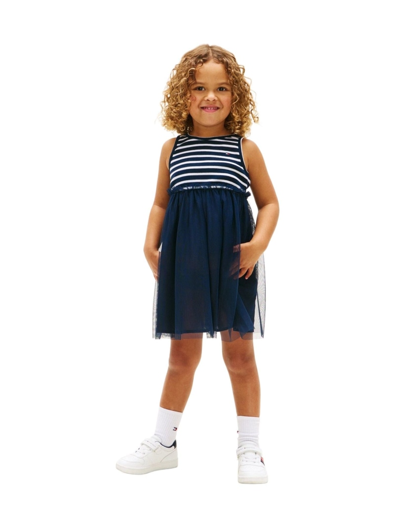 BABY コンビチュールワンピース TOMMY HILFIGER トミーヒルフィガー ワンピース・ドレス その他のワンピース・ドレス ネイビー【送料無料】[ Fashion]