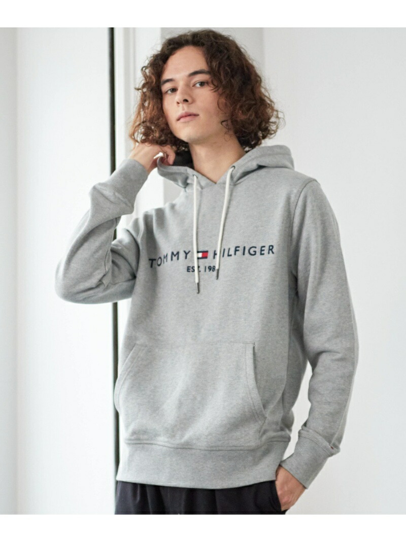 U Tommy Hilfiger Rakuten カーキ オレンジ イエロー ロゴフリースフーディ レッド グレー ホワイト カットソー パーカー ブラック