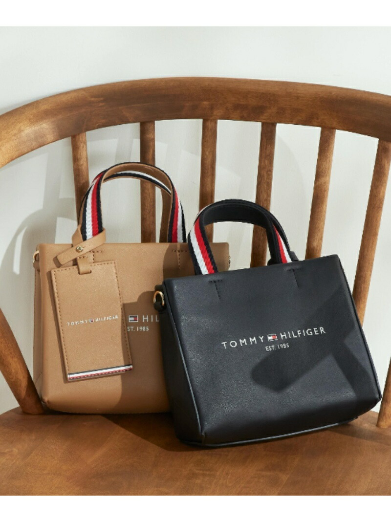 【楽天市場】【SALE／50OFF】(W)TOMMY HILFIGER(トミーヒルフィガー) IM TOMMY SHOPPER MICRO TOTE TOMMY HILFIGER トミー