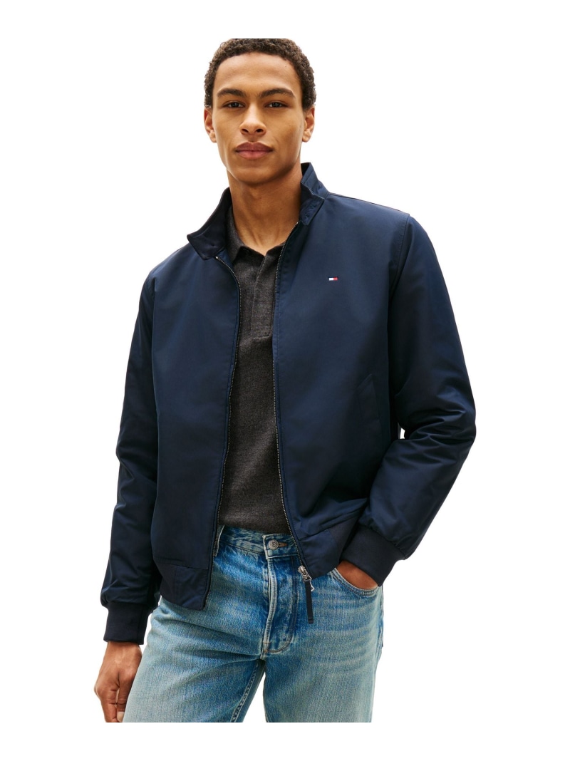ハリントンジャケット TOMMY HILFIGER トミーヒルフィガー ジャケット・アウター ブルゾン・ジャンパー ネイビー レッド【送料無料】[ Fashion]