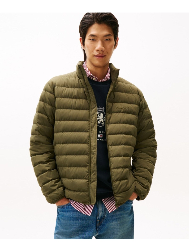 【SALE／30%OFF】グースダウンパッカブルジャケット TOMMY HILFIGER トミーヒルフィガー ジャケット・アウター ダウンジャケット・ダウンベスト 米国海軍 緑であること【RBA_E】【貨物輸送無料】[ Fashion]