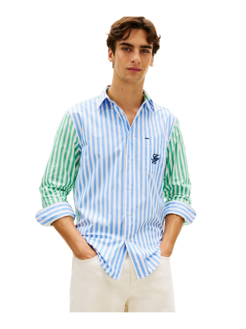 ペーパータッチファンクラシックフィットシャツ 26SS TOMMY HILFIGER トミーヒルフィガー トップス その他のトップス ブラック【送料無料】[ Fashion] 14,058円