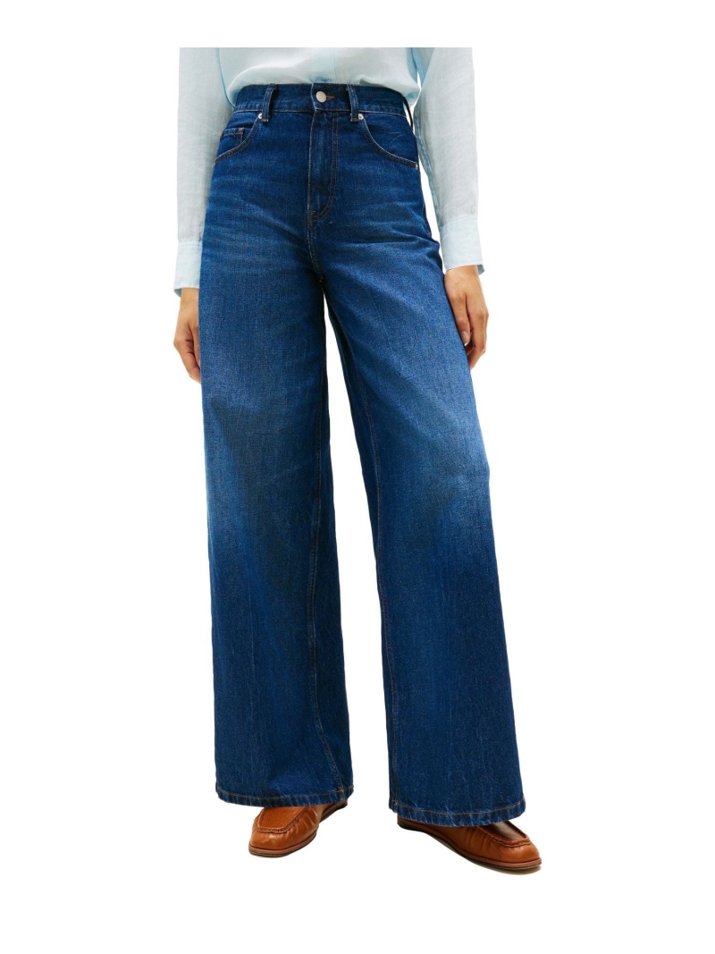 【SALE／30%OFF】70's ワイドレッグジーンズ 26SS TOMMY HILFIGER トミーヒルフィガー パンツ ジーンズ・デニムパンツ ブルー【RBA_E】【送料無料】[ Fashion]｜TOMMY HILFIGER