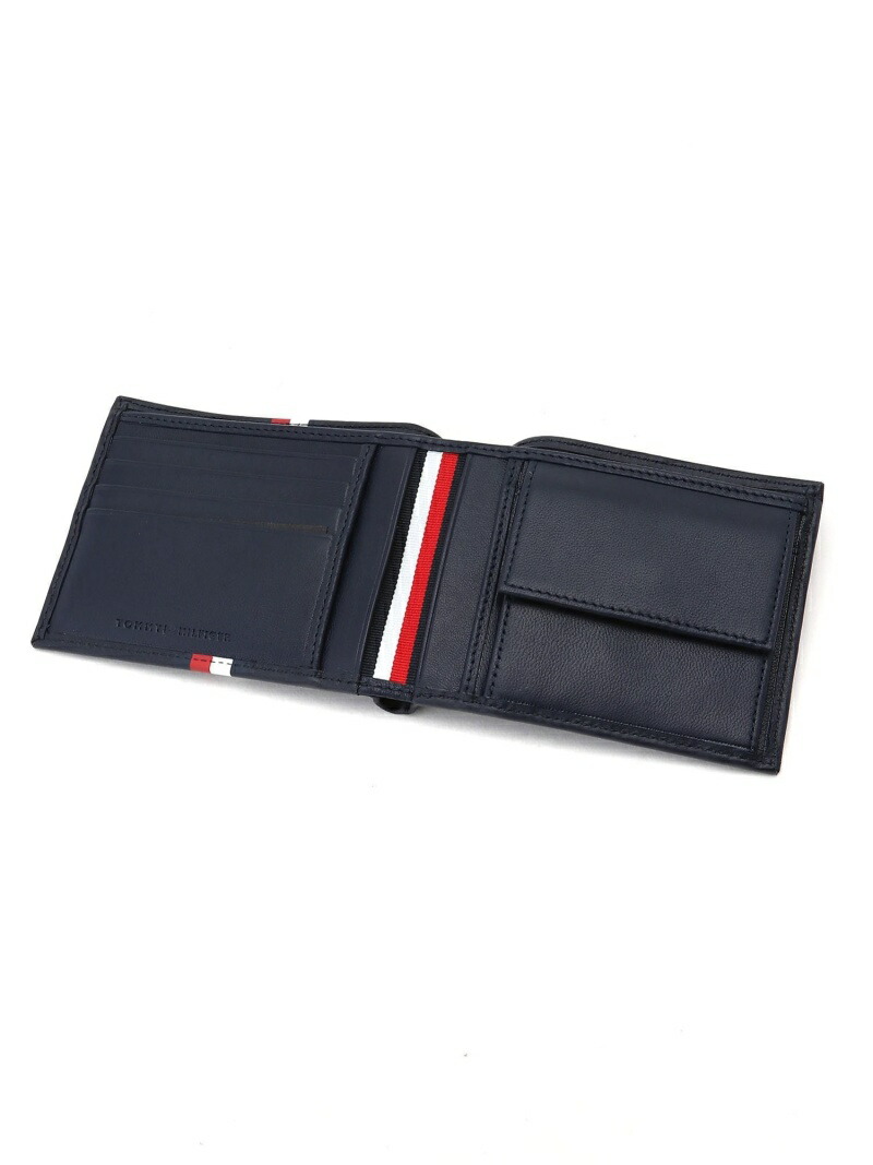 hilfiger(tomihirufiga)皮革钱包(深蓝)tommy hilfiger tomihirufiga