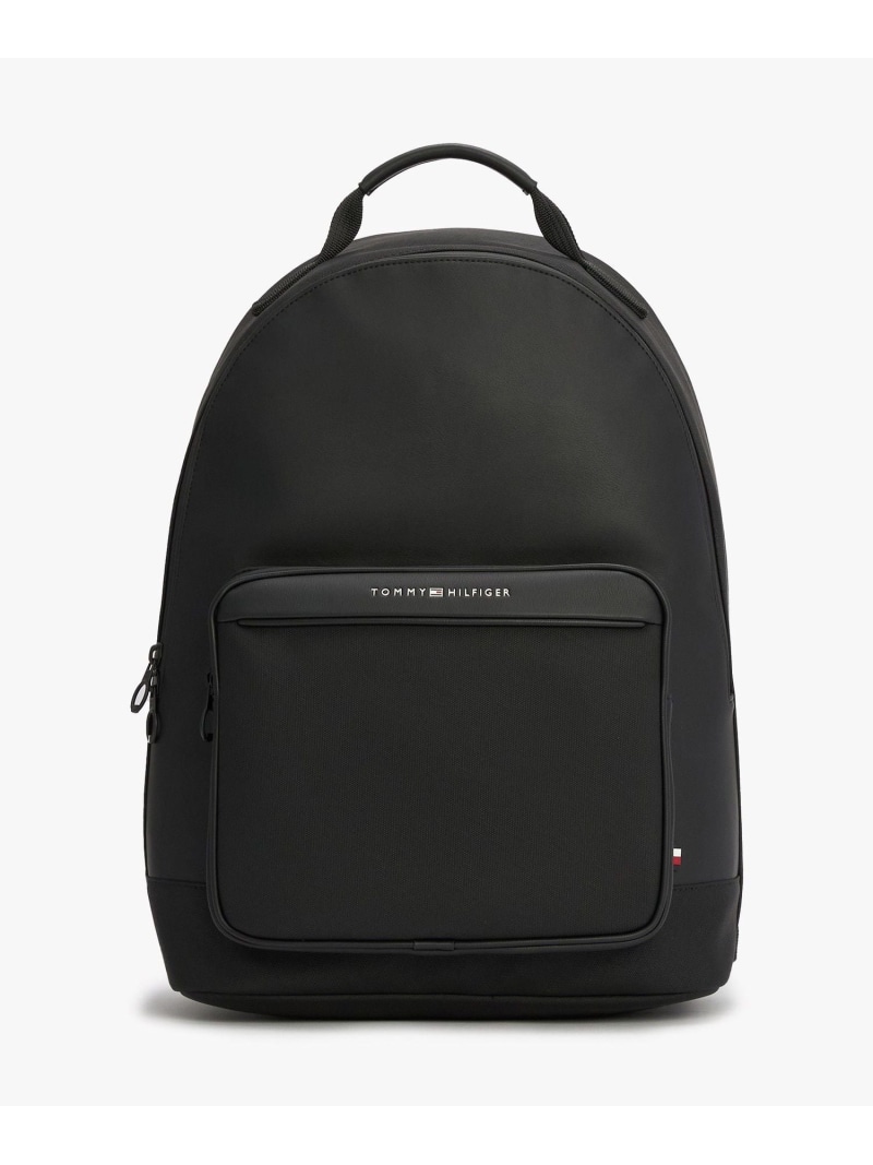 トミーヒルフィガー   バックパックブラック リュック トミー ヒルフィガー TOMMY HILFIGER コープドームバックパック