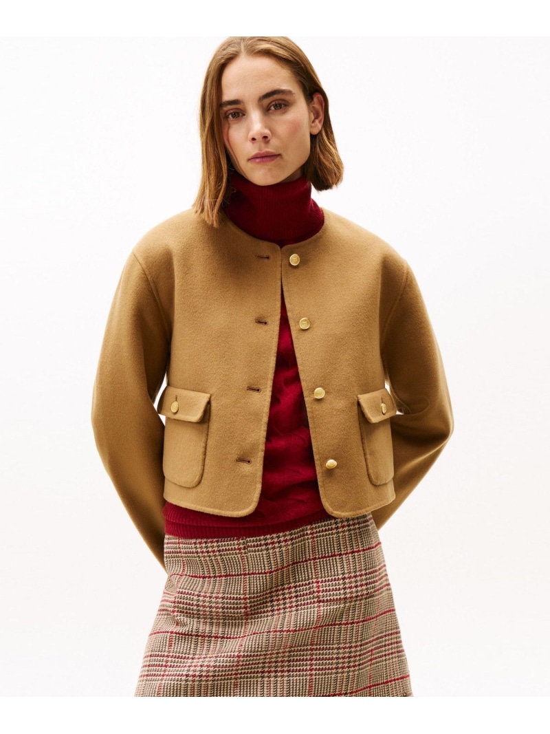 楽天市場】【SALE／50%OFF】クロップドウールゴールドボタンジャケット