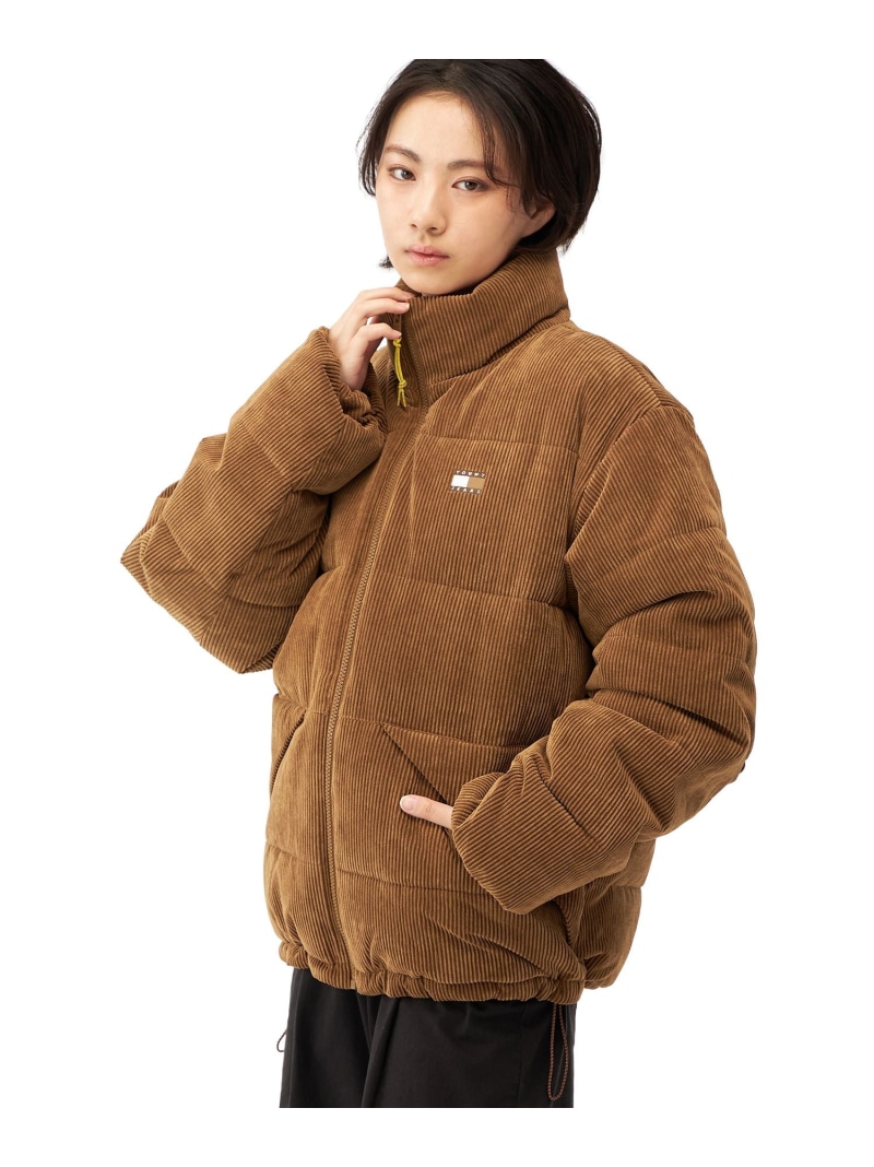 美品】 JEANS チャンキーコーデュロイパファージャケット tommy jeans
