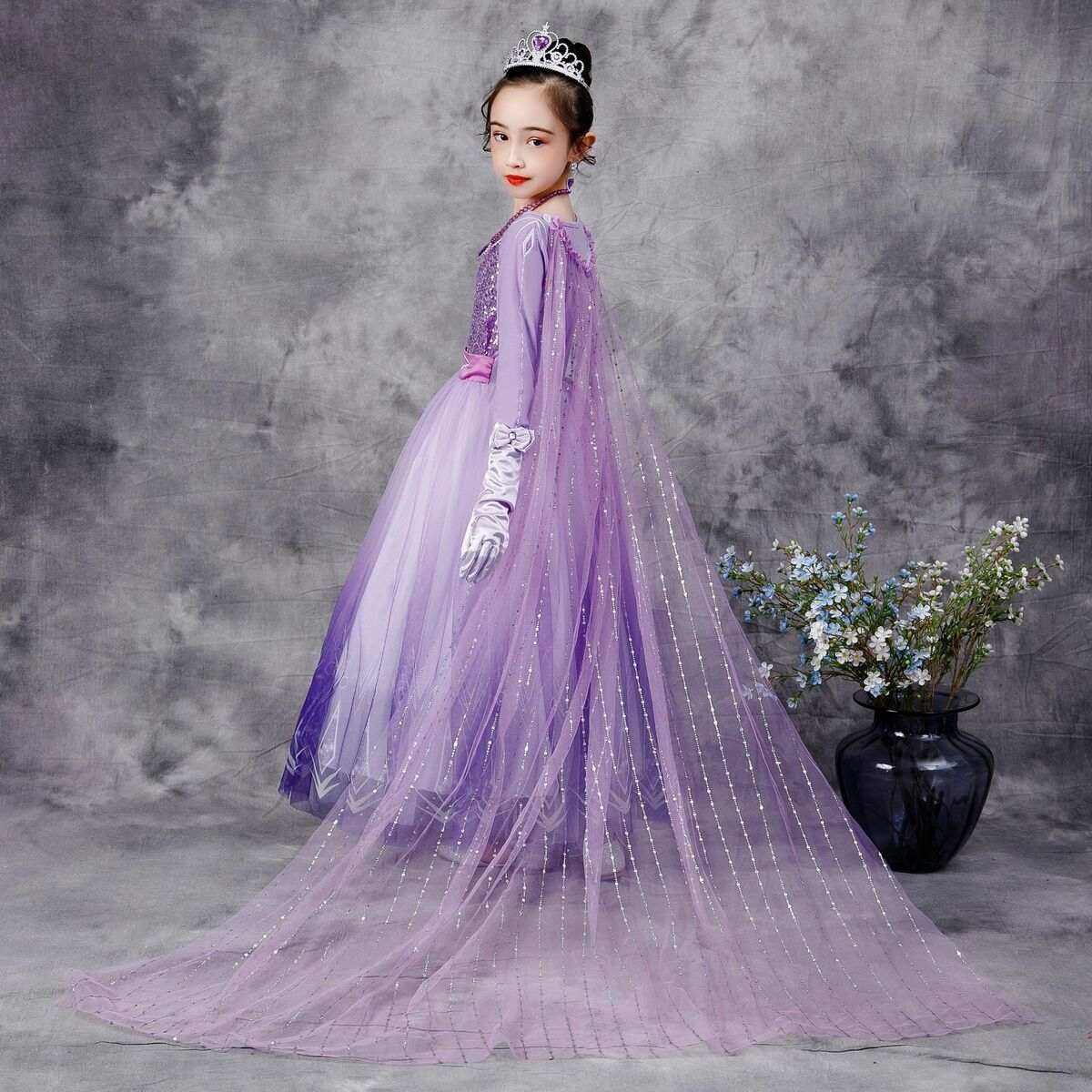 プリンセス　お姫様　仮装 コスプレ ドレス キッズ ハロウィン 子供 130