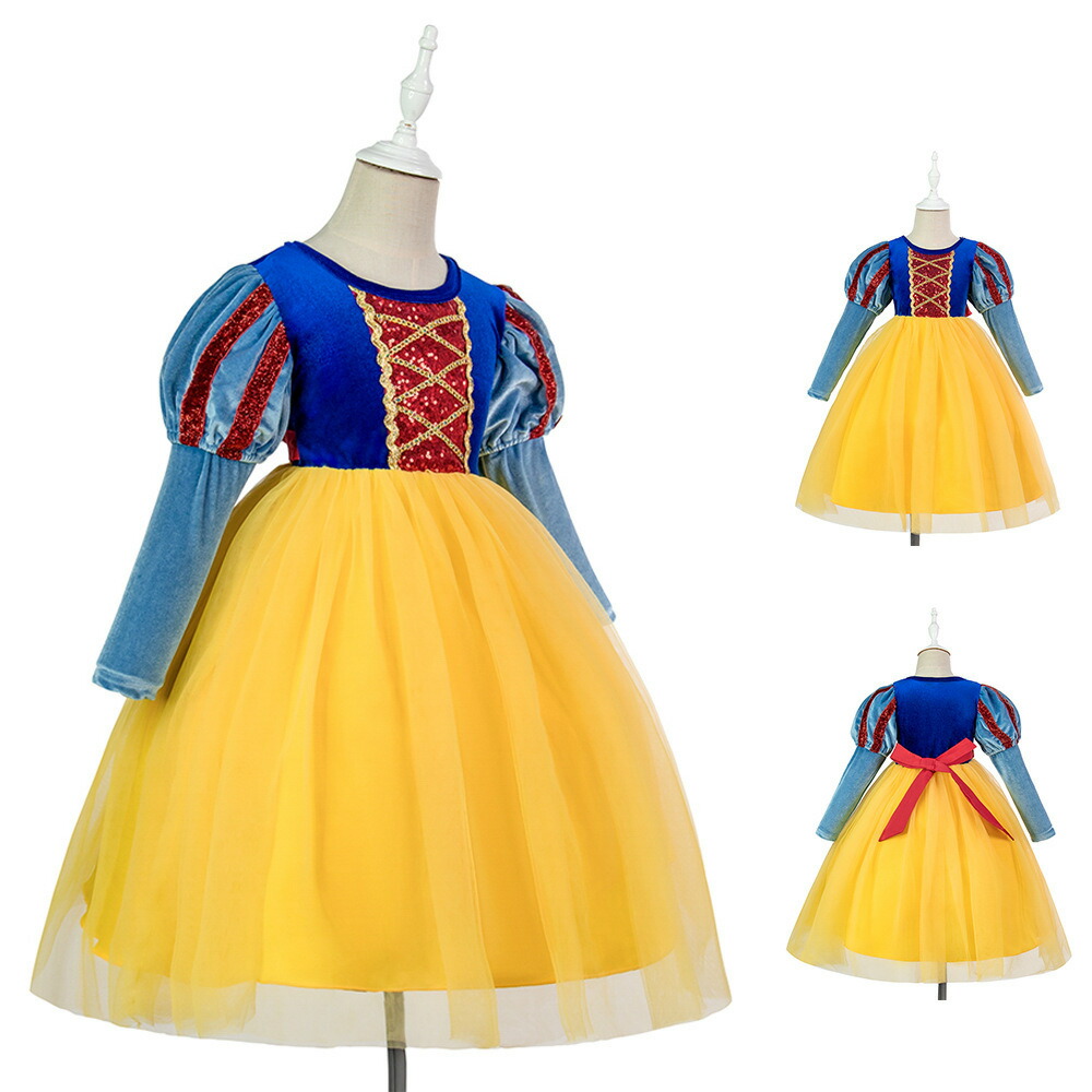 楽天市場】裏起毛 こどもドレス プリンセスドレス エルサ女の子 長袖