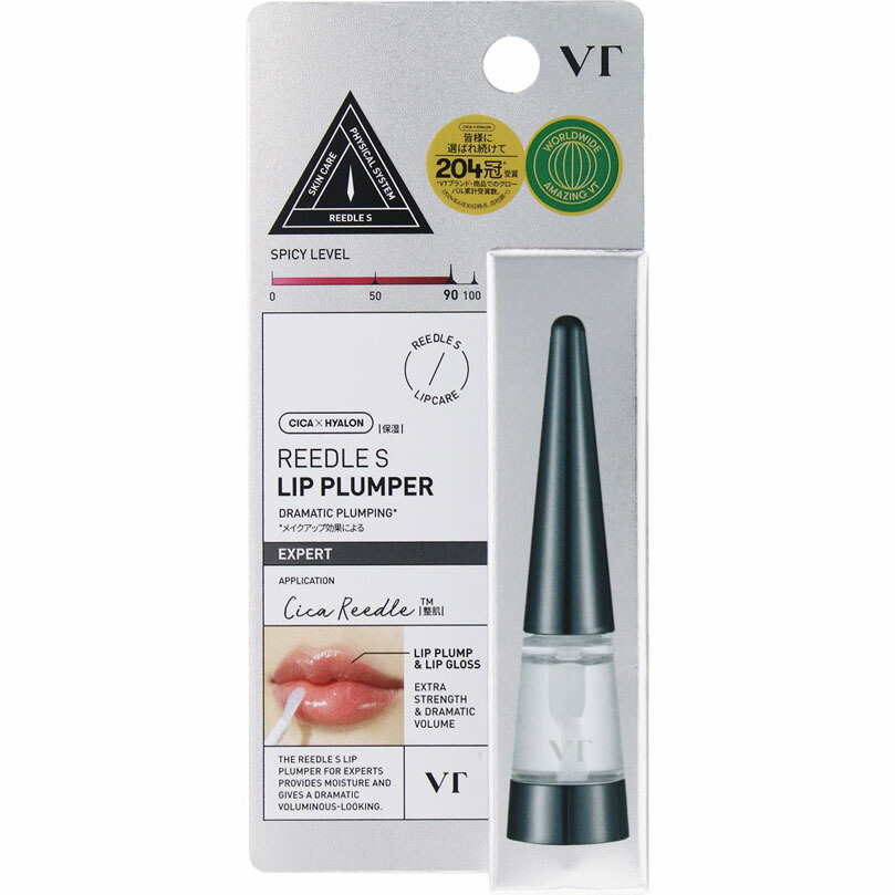 【値下げ】VTコスメリードルSリッププランパー4.3g保湿透明ツヤ感リップグロス Amazon | VTCOSMETICS(ブイティコスメテックス) リードルS