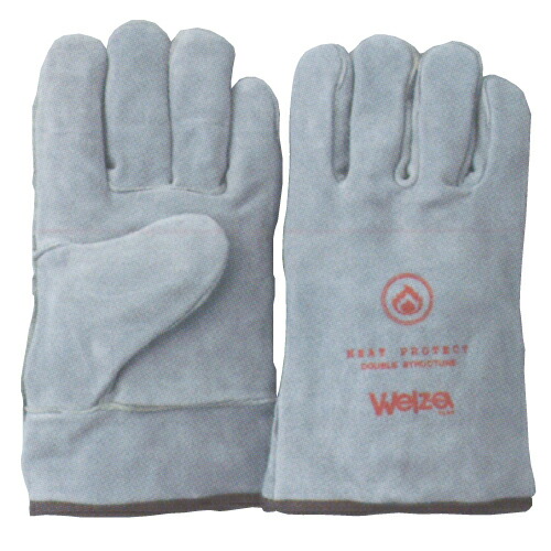 W-0510N 50双組 Welza ウェルザ 原則として御役目用5本指グローブ 自然的 BBQ 丸焼き 熔接