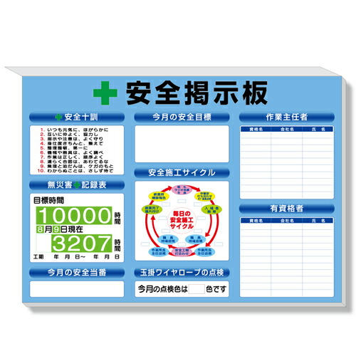 社会的単位安全性のある電子掲示板 ミニ電子掲示板 施工循環過程青地 313-52B その他-花・ガーデン・DIY