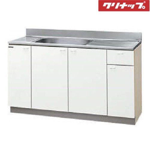 製造会社直送クリナップ クリンプレティ 流し台Ｗ1500 GTS-150MF/G4V-150MF＜R.L＞