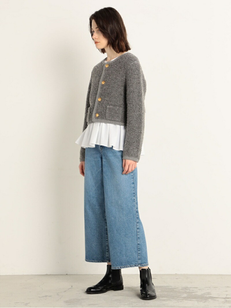 SALE／40%OFF】ムートン クルーネックカーディガン MACPHEE