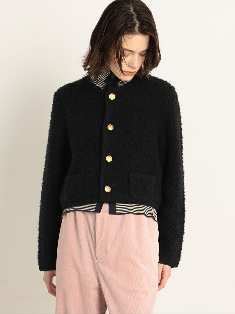 SALE／40%OFF】ムートン クルーネックカーディガン MACPHEE