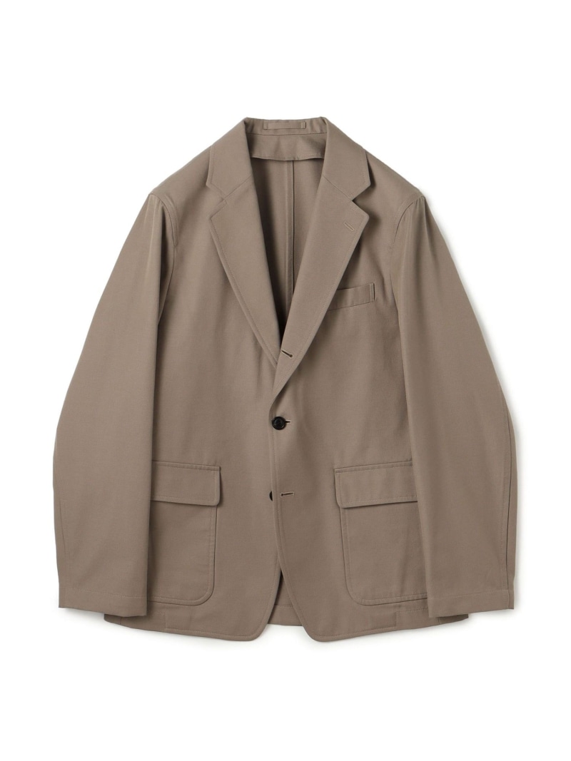 【SALE／44%OFF】コットンウール シングルブレステッド3Bジャケット SONDRIO TOMORROWLAND MEN トゥモローランド ジャケット・アウター テーラードジャケット・ブレザー ベージュ ブラック【RBA_E】【送料無料】[ Fashion]