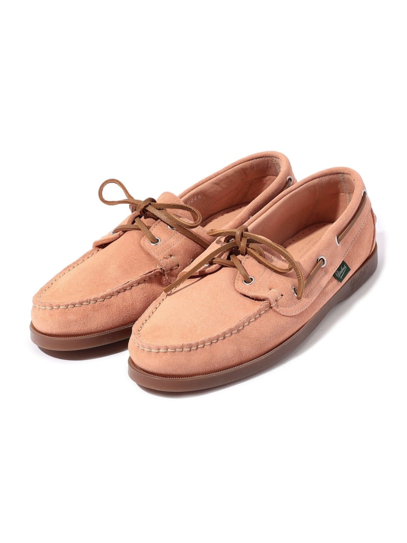 Paraboot BARTH スエード デッキシューズ TOMORROWLAND GOODS トゥモローランド シューズ・靴 モカシン・デッキシューズ ピンク【送料無料】[ Fashion]｜TOMORROWLAND