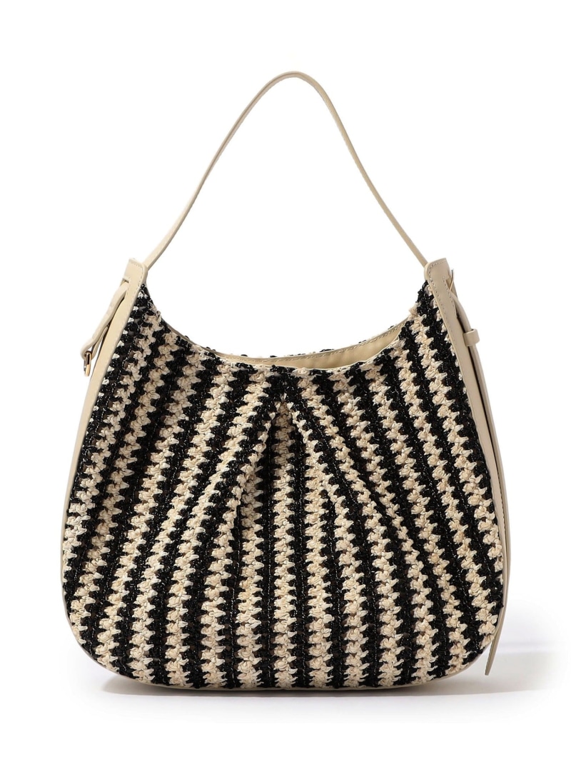 Atelier TOMORROWLAND BIKKIE STRIPE バッグ TOMORROWLAND GOODS トゥモローランド バッグ かごバッグ ベージュ【送料無料】[ Fashion]｜TOMORROWLAND