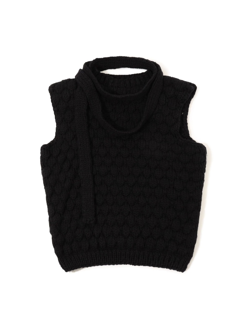 【SALE／50%OFF】MAYDI YUBARTA ベスト TOMORROWLAND GOODS トゥモローランド トップス ベスト・ジレ ブラック【RBA_E】【送料無料】[ Fashion]