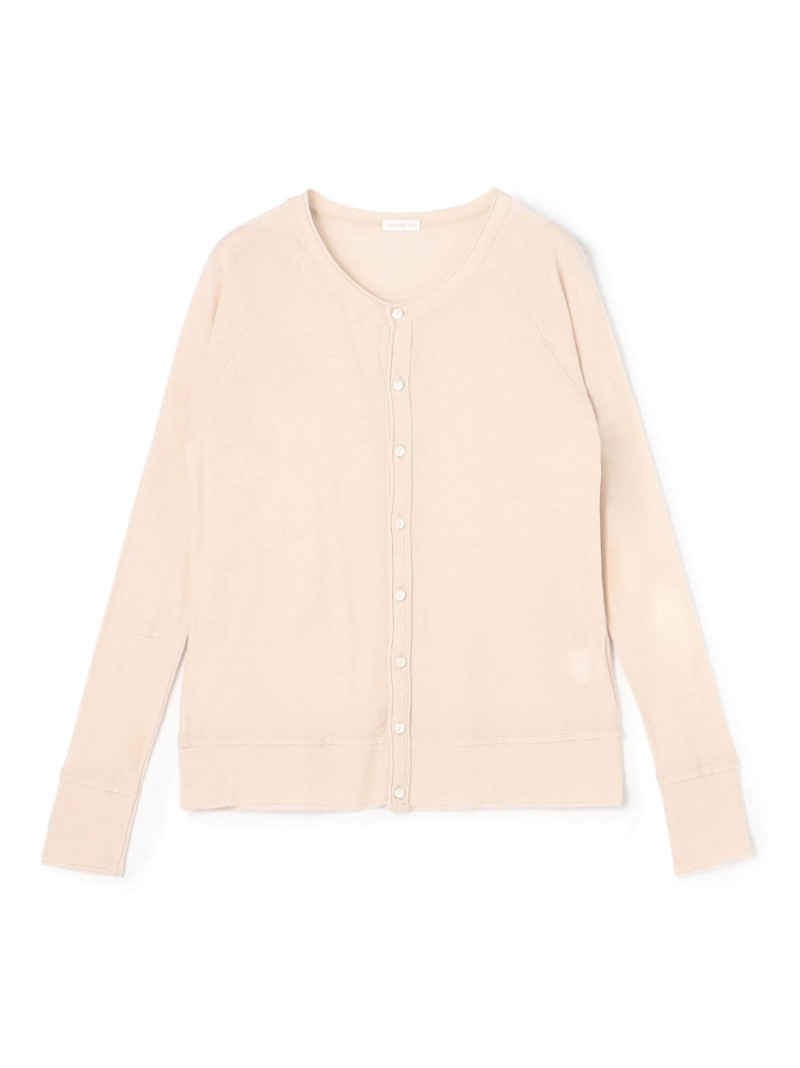 【SALE／30%OFF】ガーゼフライス クルーネックカーディガン GALERIE VIE トゥモローランド トップス ジレー サクラ色 赤銅色 緑であること 黒いこと【RBA_E】【貨物輸送無料】[ Fashion]