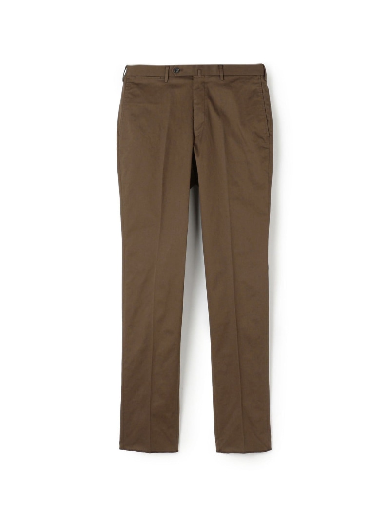 【SALE／50%OFF】アイスコットンチノ スリムパンツ TOMORROWLAND MEN トゥモローランド パンツ チノパンツ ネイビー ベージュ ブラウン グレー【RBA_E】【送料無料】[ Fashion]