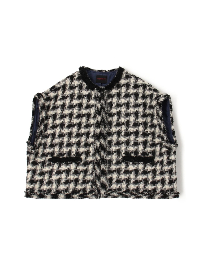 楽天市場】【SALE／30%OFF】ウールシルクブロックトゥース 4-wayジレ